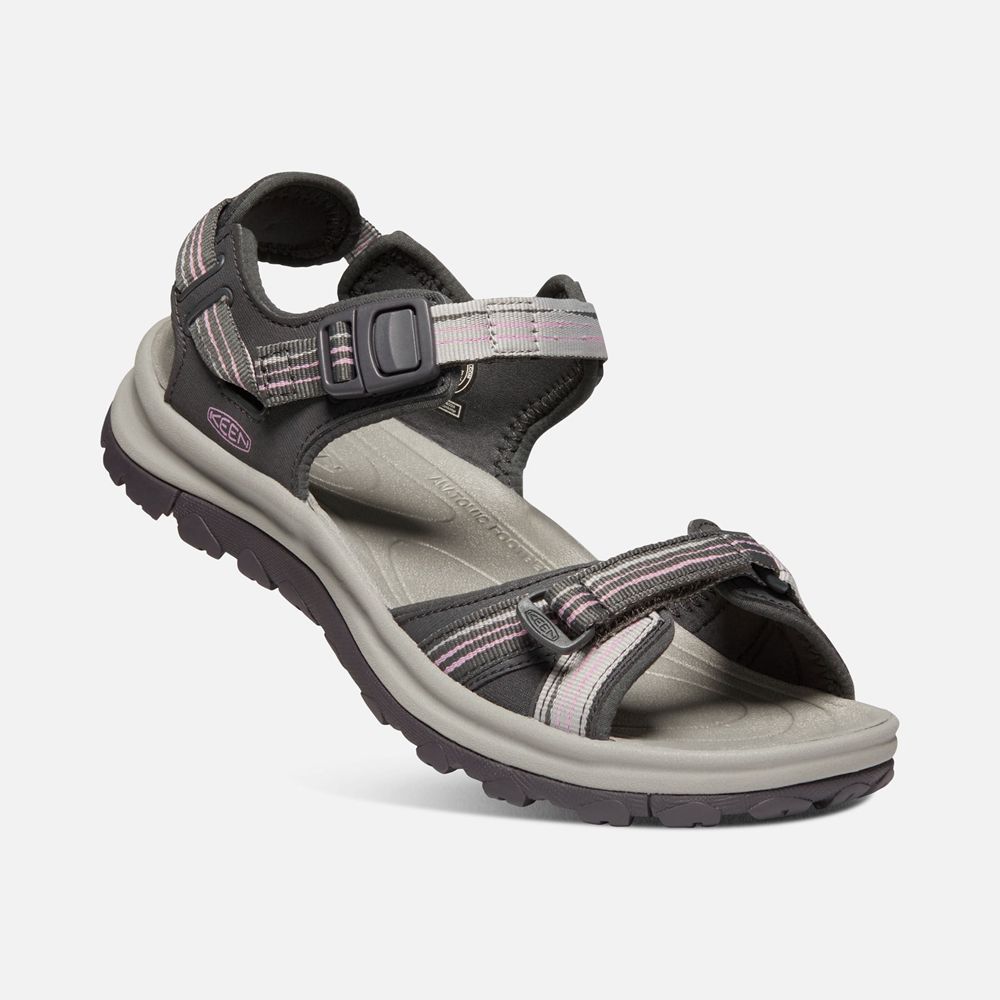 Keen Outdoor Sandalet Kadın Koyu Gri - Terradora Ii Open Toe - Türkiye NJCM38259